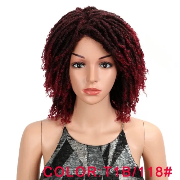 Hair 14 Inch Mixed Burgundy Dreadlocks Wig T1b118 Poshmark